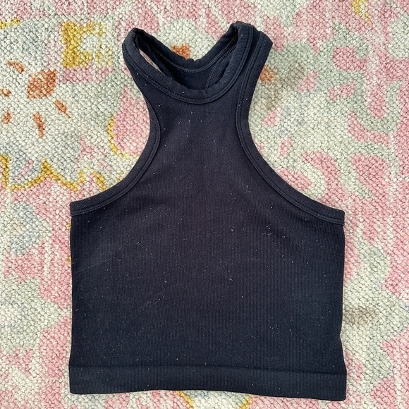 cropped high neck free people tank - Picture 1 of 5